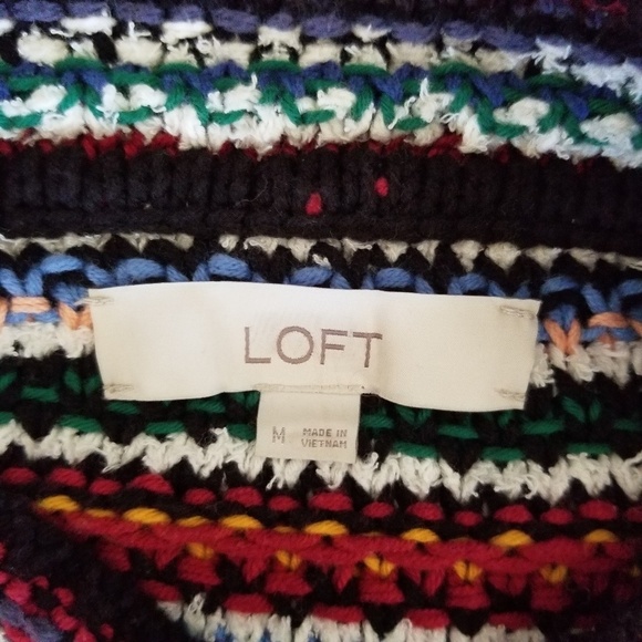 Loft Multi-colored Sweater - Picture 6 of 6